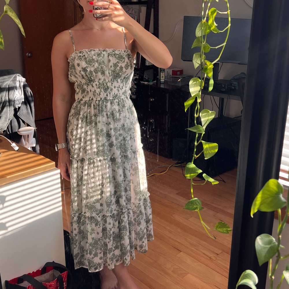 Midi Floral Dress
